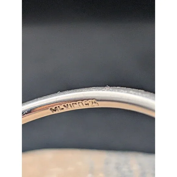 Mexico 925 Sterling Silver Hammered Bracelet, Adjustable, 0.384ozt / 0.42oz - Picture 5 of 8